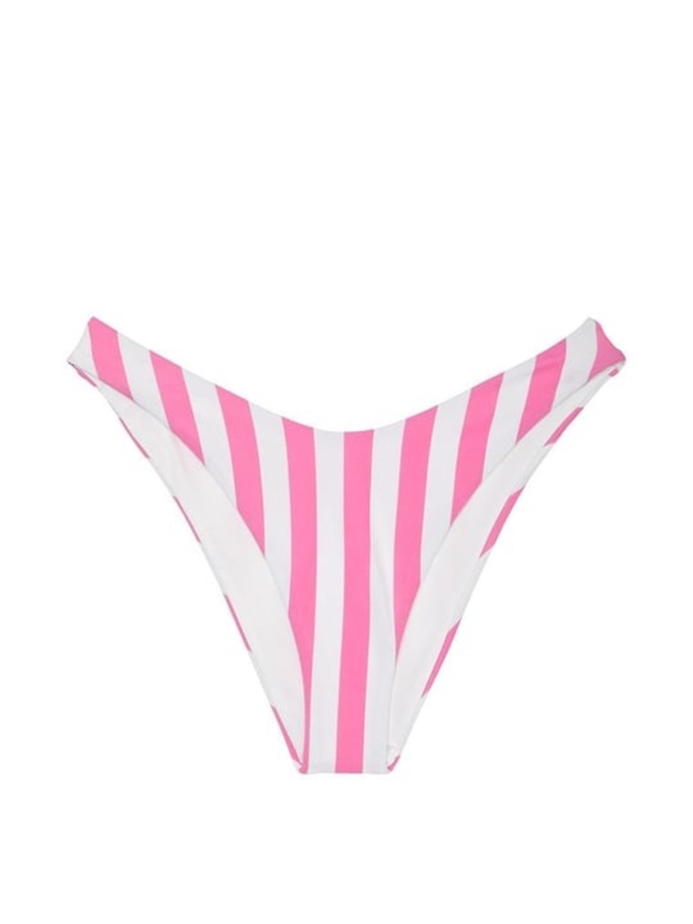 NWT Victoria’s Secrets Brazilian Bikini Bottom 
Pink & White Stripes Size: XS
*